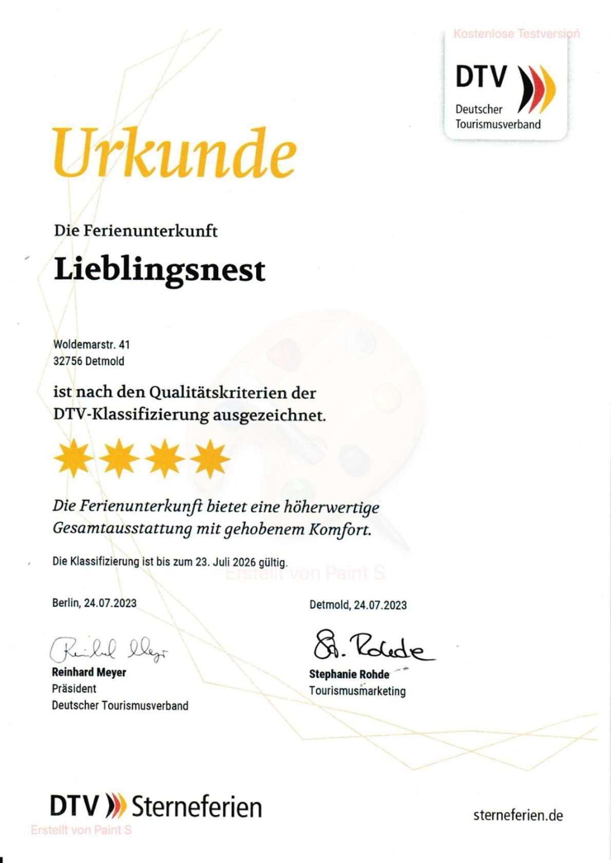 Lieblingsnest Detmold Lejlighed Eksteriør billede